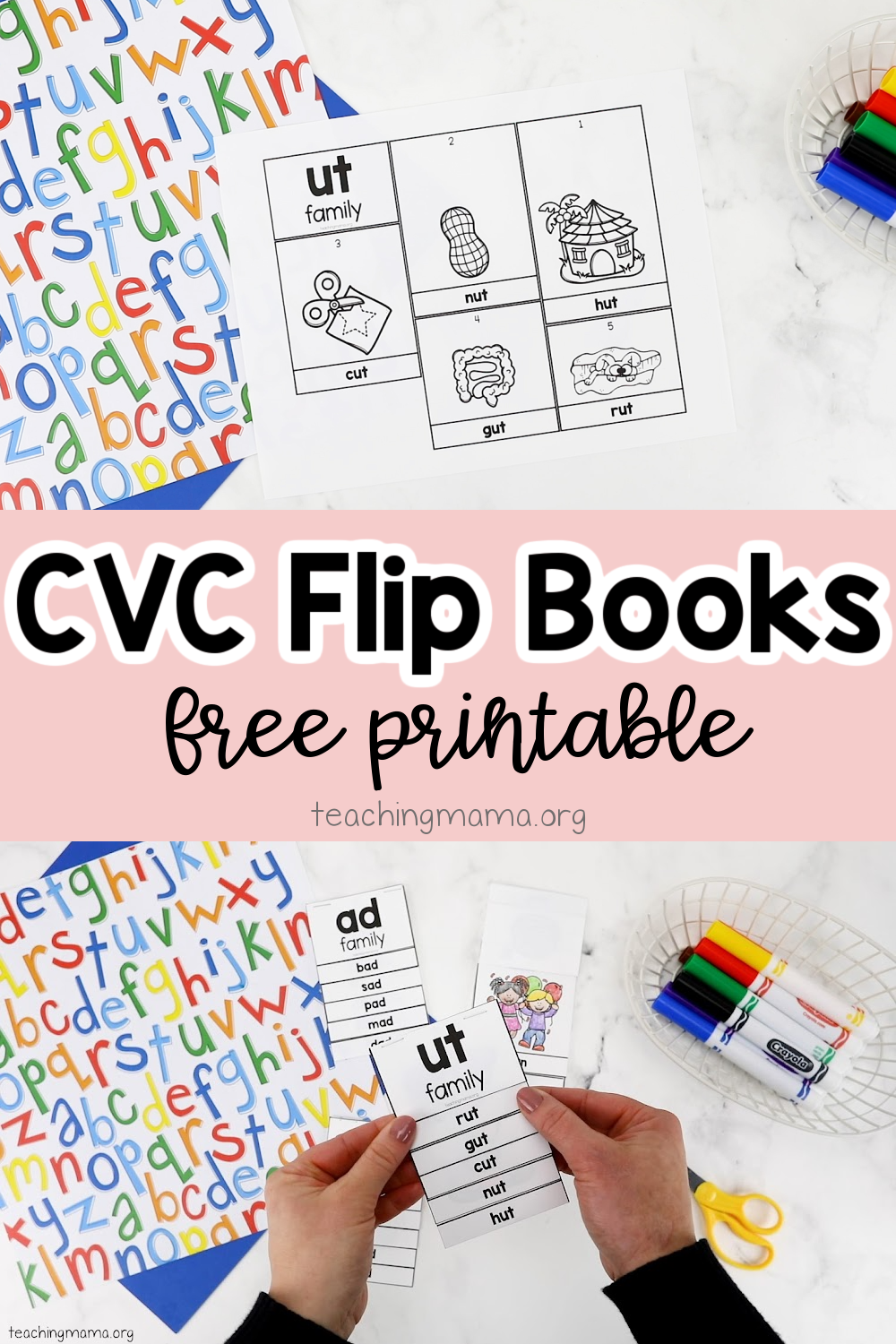 CVC Flip Books Teaching Mama