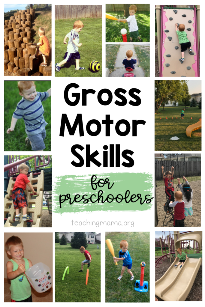 gross motor skills for preschoolers