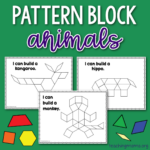 Pattern Block Animal Printables