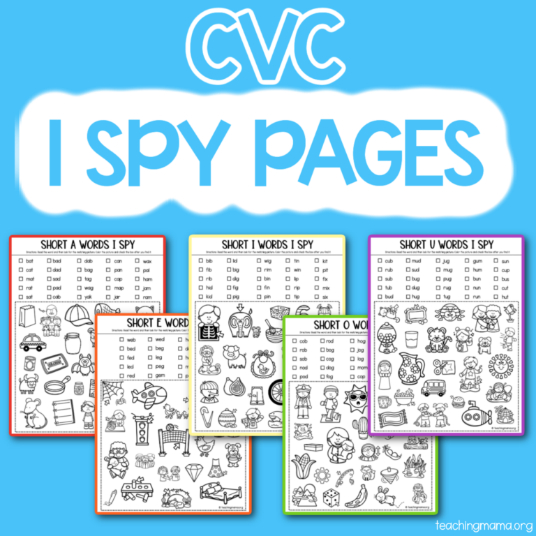 CVC I Spy Pages