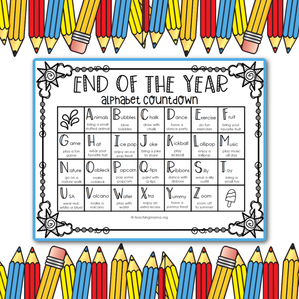 End of the Year Alphabet Countdown Calendar LaptrinhX / News