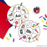 alphabet wheels for beginning sounds