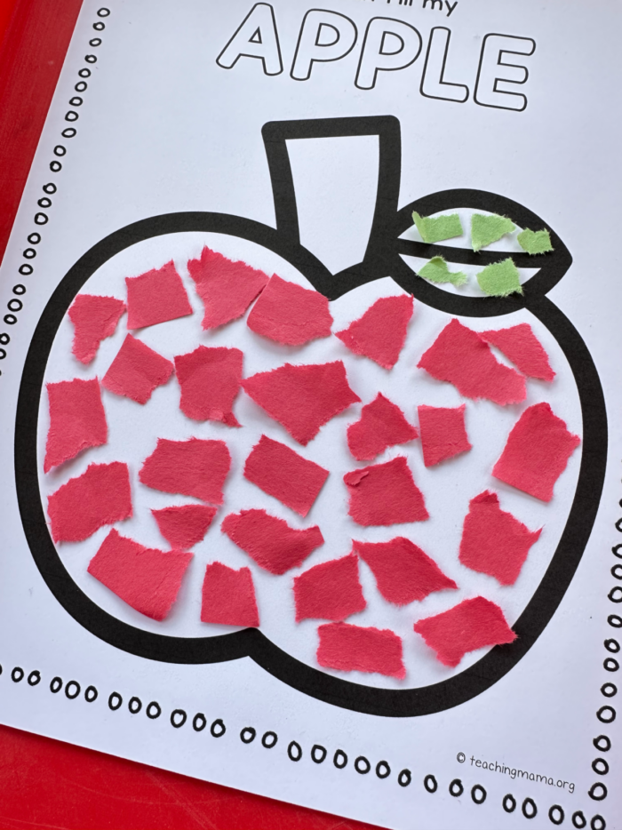 Apple Printables for Preschoolers - Teaching Mama