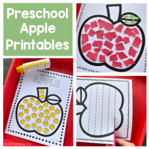 Apple Printables for Preschoolers - Teaching Mama