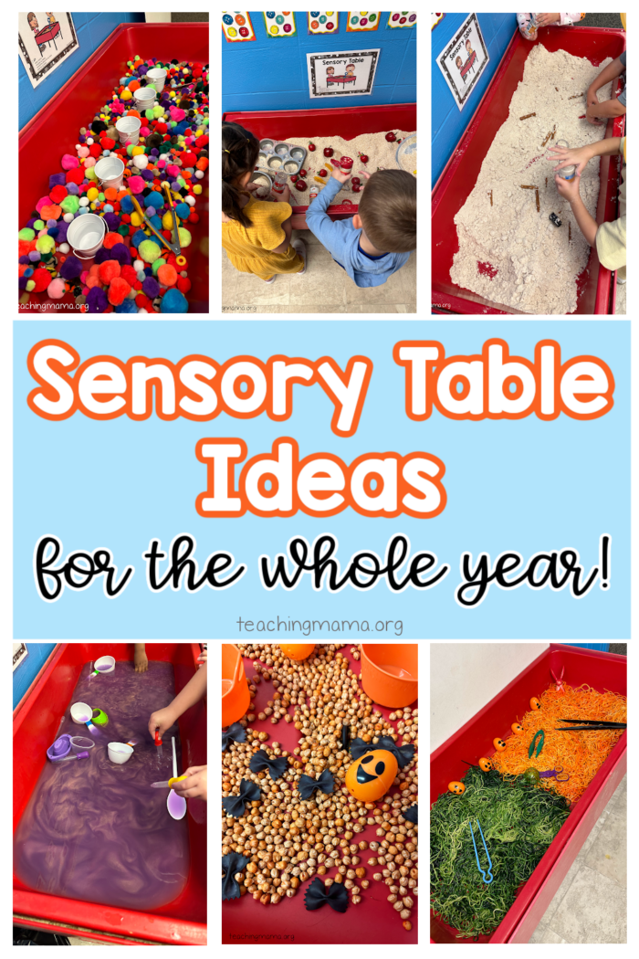 Sensory Table Ideas for the Whole Year - Teaching Mama