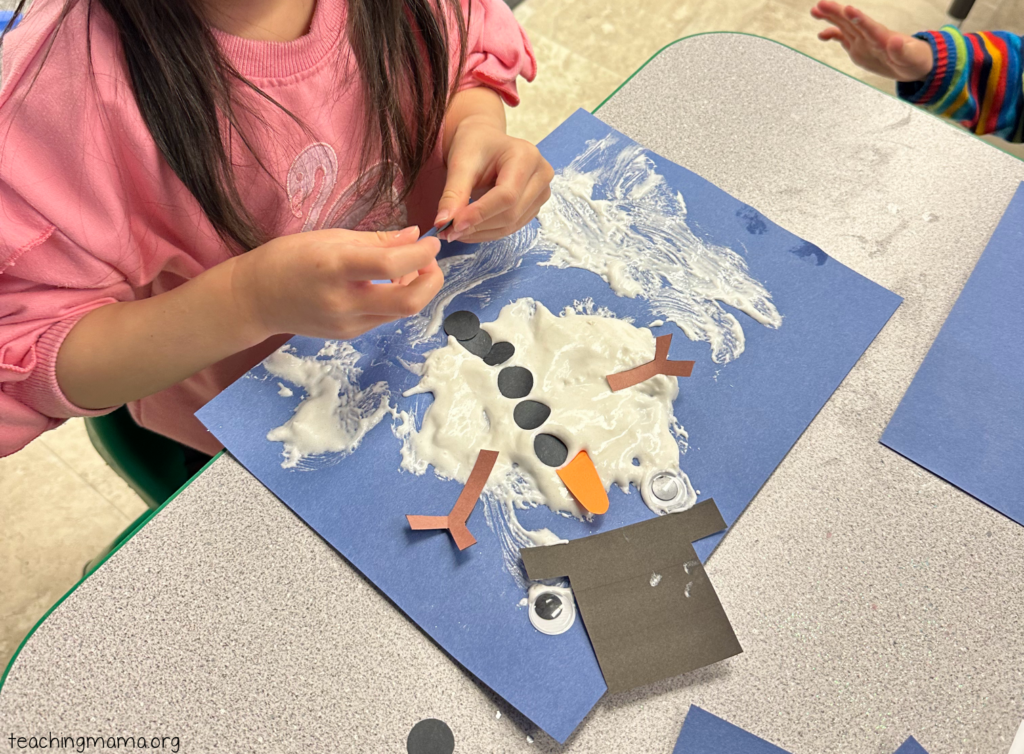 melting snowman craft