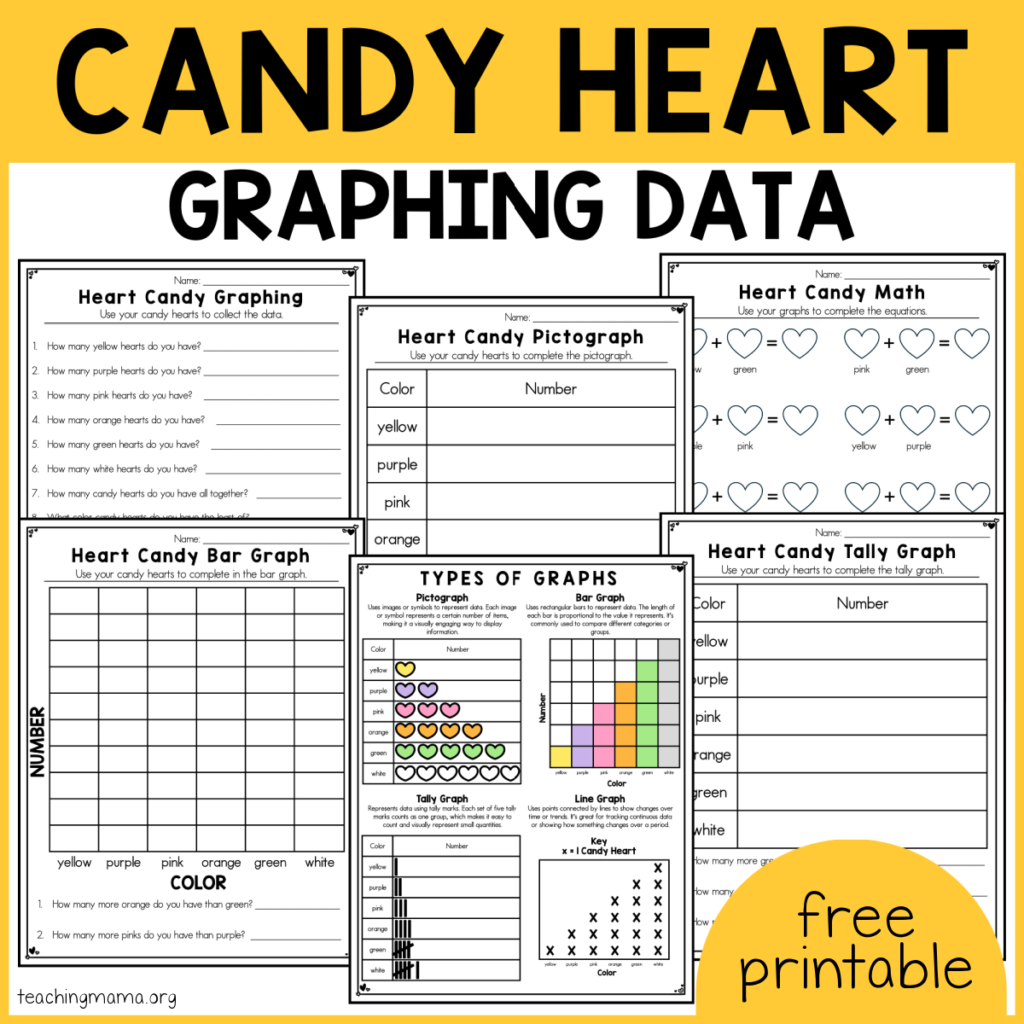 candy heart graphing