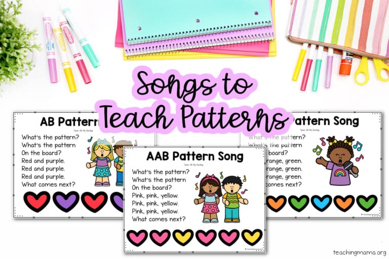 How to Teach Patterns to Preschoolers