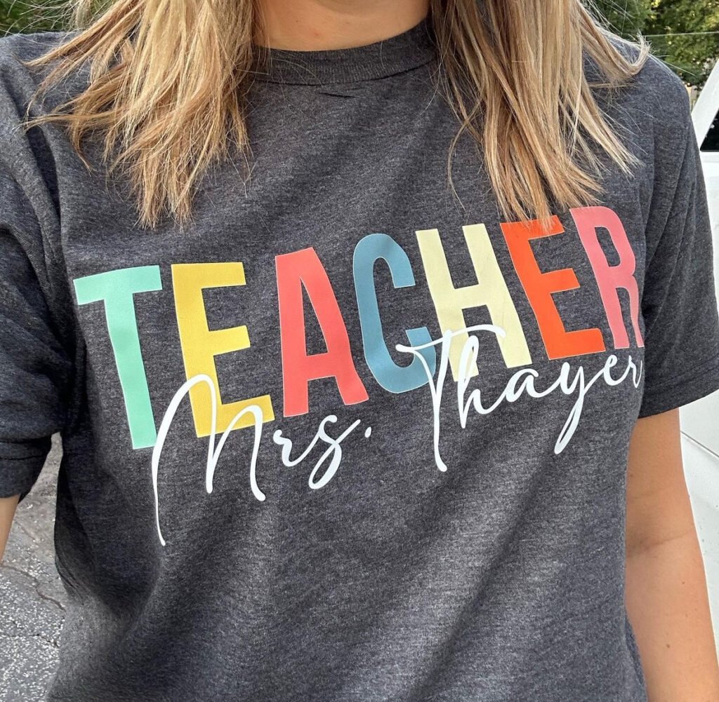 adorable teacher t-shirt