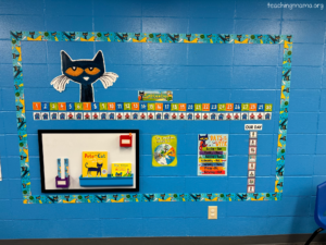 Pete the Cat Wall