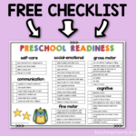 preschool readiness checklist