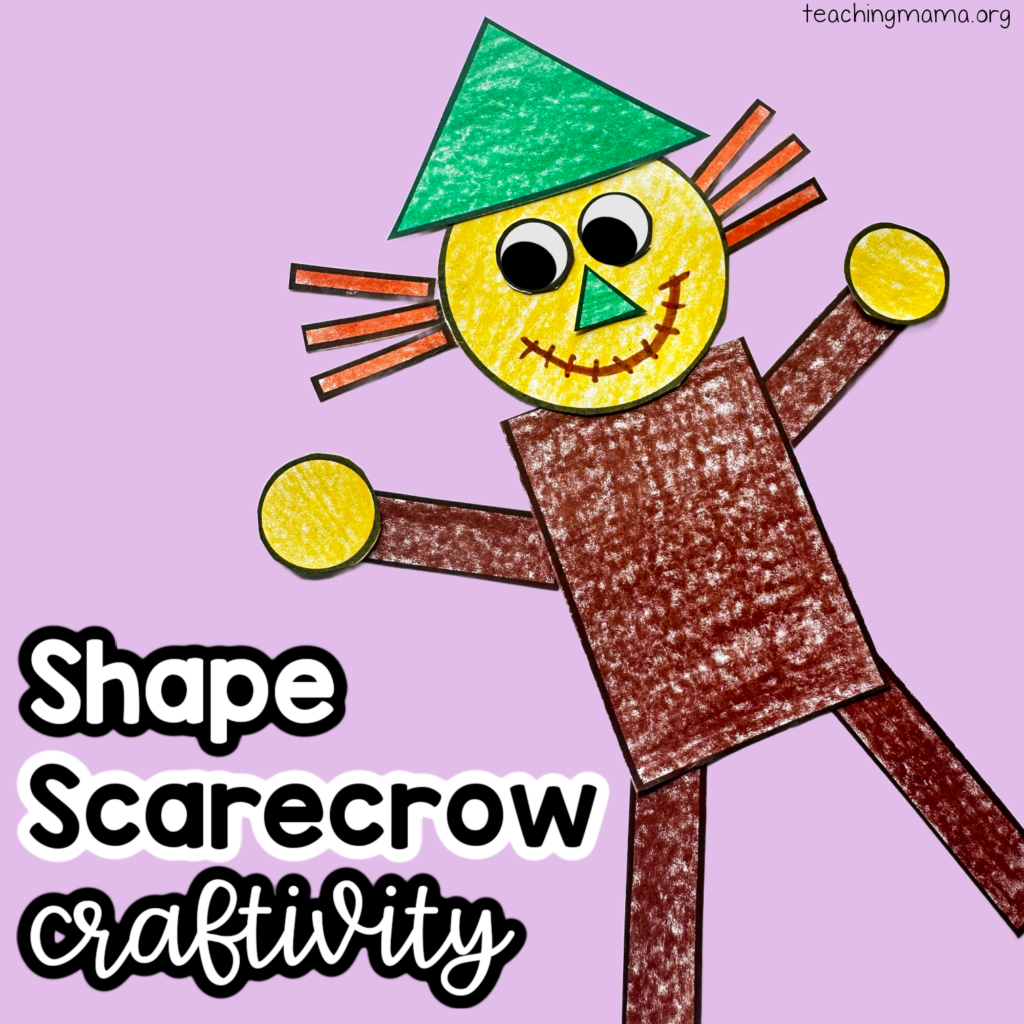 Shape Scarecrow Craftivity 