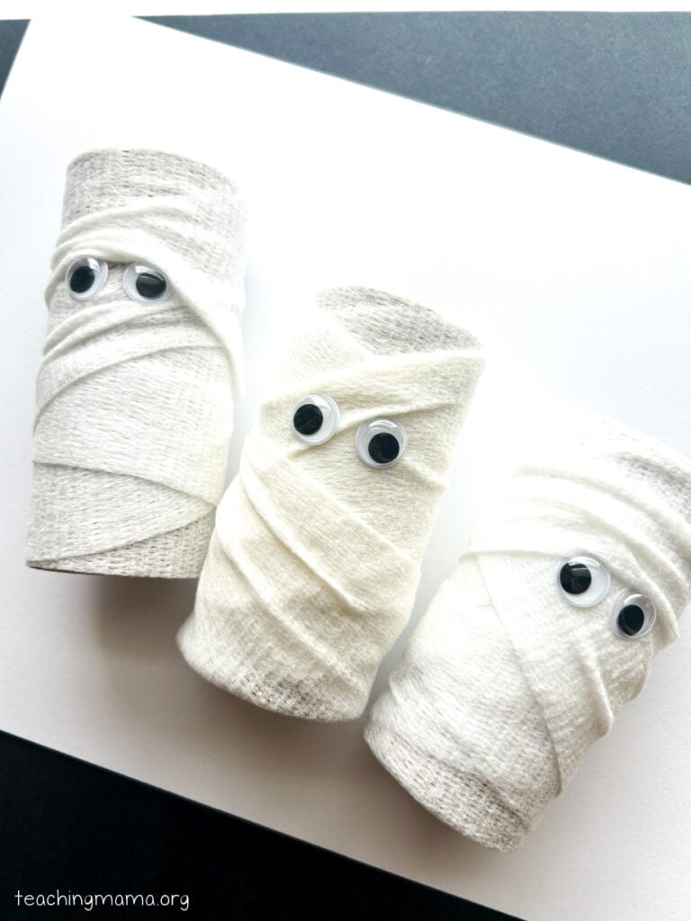 mummy toilet paper rolls