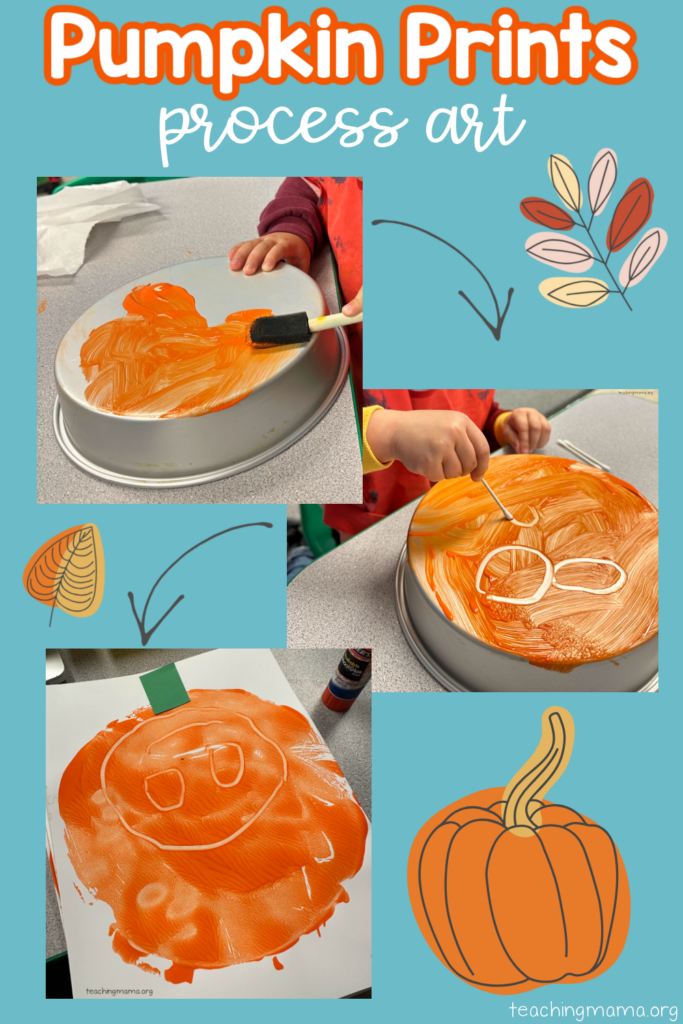 Pumpkin Prints - Process Art Activity