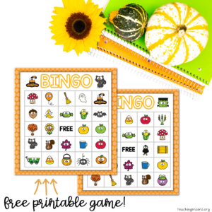 Printable Halloween BINGO Game