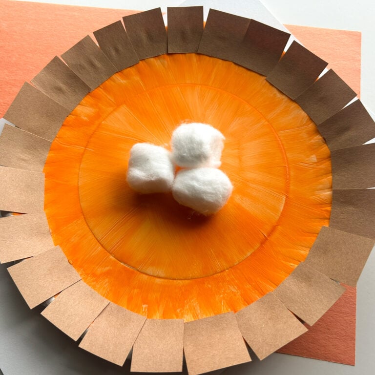 Pumpkin Pie Paper Plate Craft