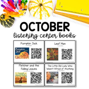 October listening center books