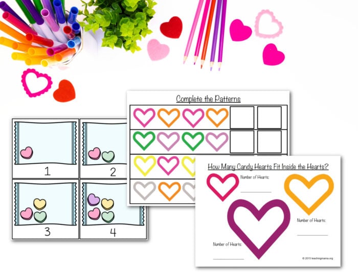 Valentine's Day Math Activities for Preschoolers - Image 2