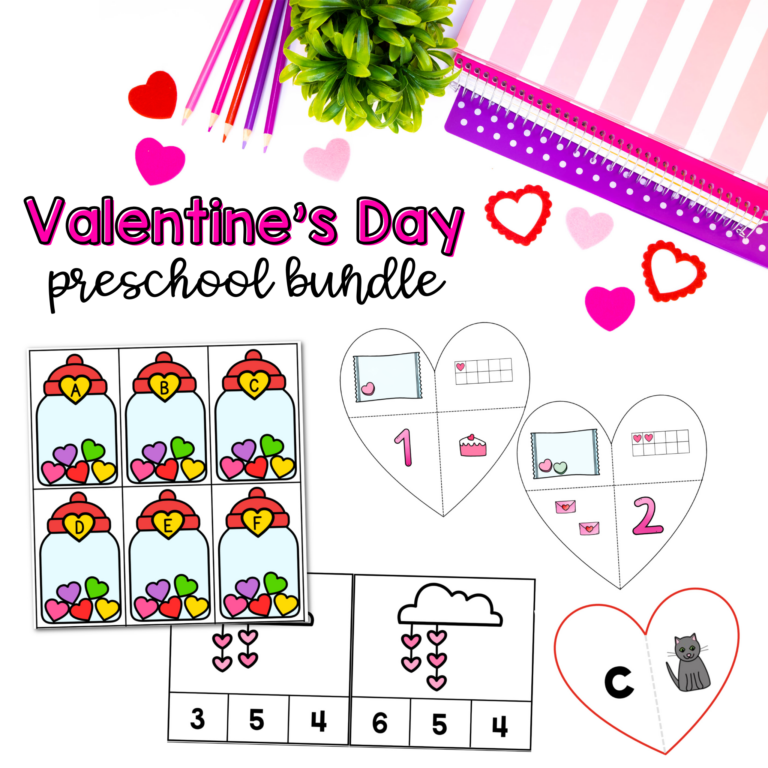 Valentine’s Day Math Activities for Preschoolers