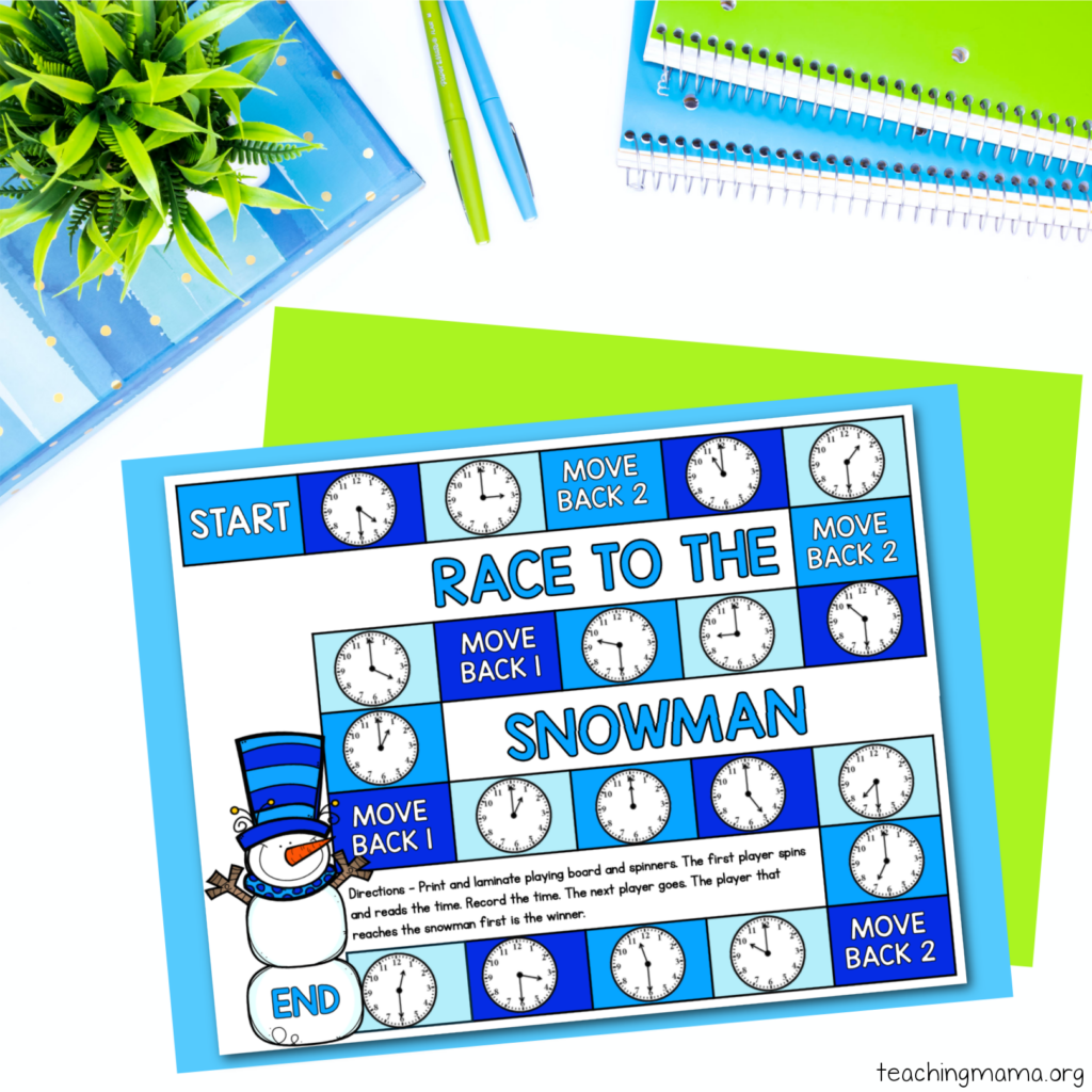 Race to the Snowman Game