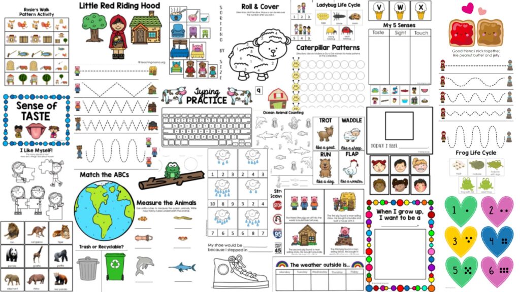 home preschool made easy printables