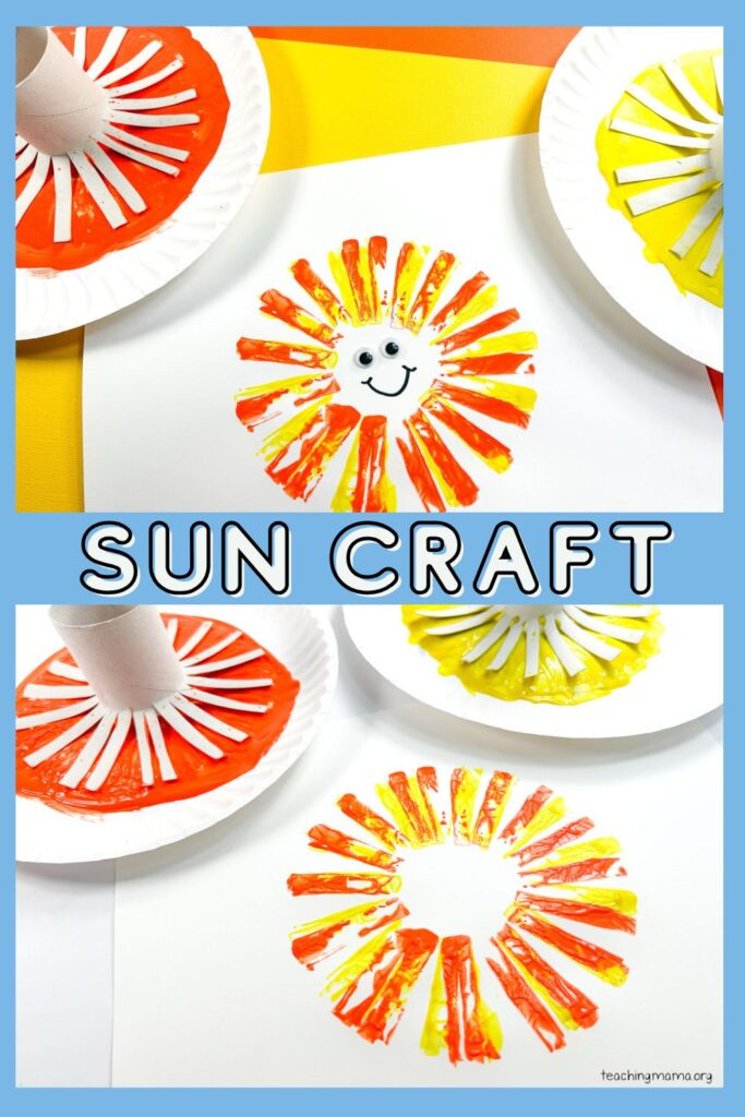 The cutest sun craft for kids!