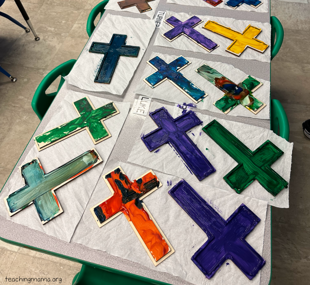 drying crosses