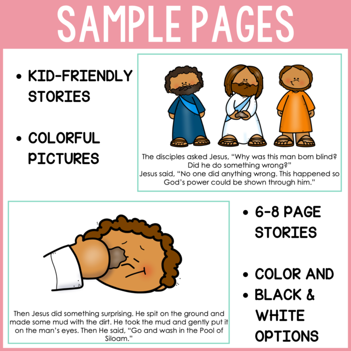 Bible Booklets Bundle - Printable Stories - Image 2