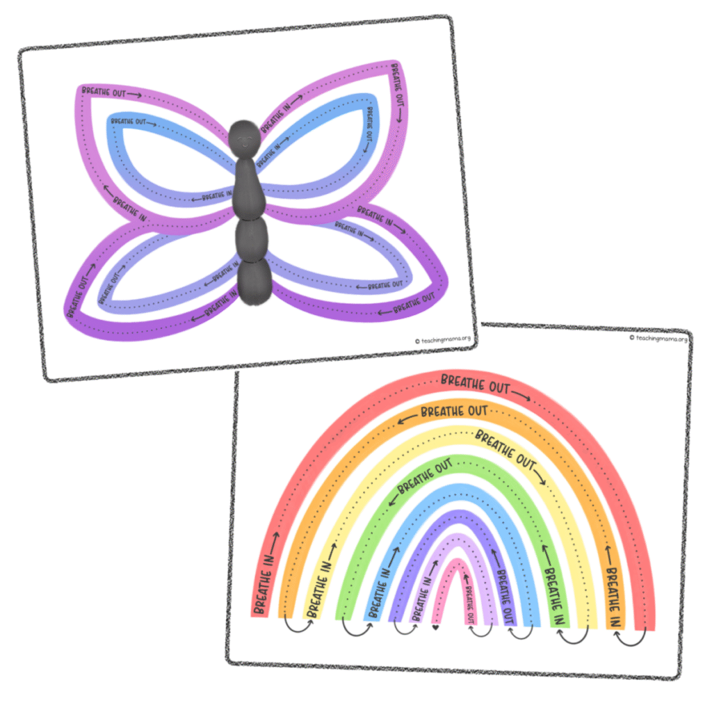 finger tracing for social-emotional learning