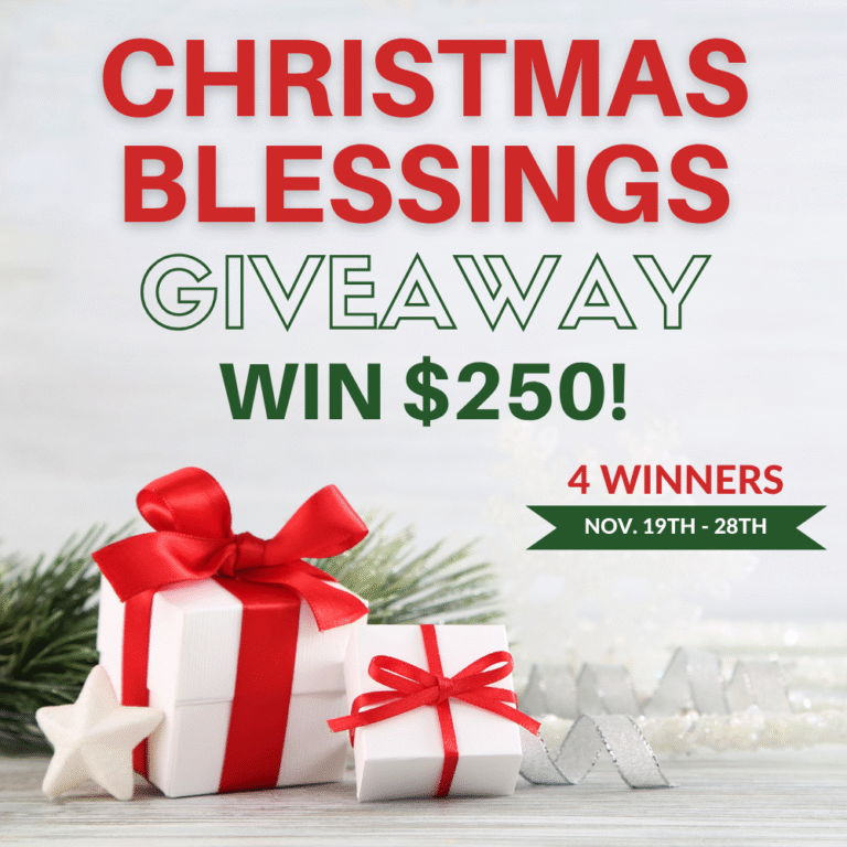 Christmas blessings giveaway