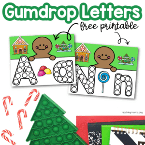 Gumdrop Letter Mats