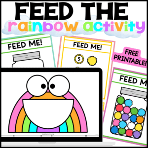 Feed the Rainbow Activity for St. Patrick's Day