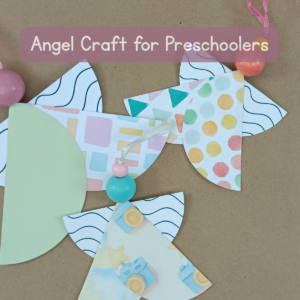Easy Angel Preschool Craft for Christmas