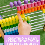learning schedule for preschoolers