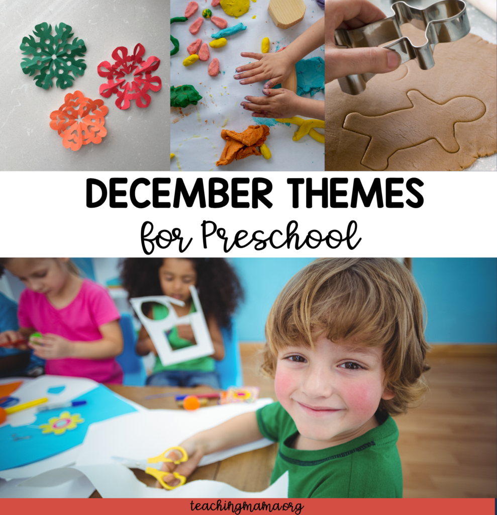 December themes for preschoolers